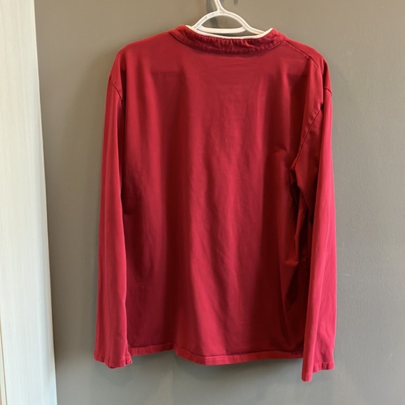 Kuyigo Men’s Red & White Long Sleeve Shirt Size XL - Picture 9 of 13